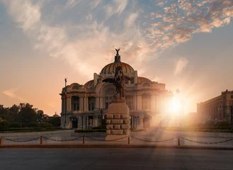 The Fine Arts Palace aka Palacio de Bellas Artes at dusk - Mexico City , Mexico © muratart