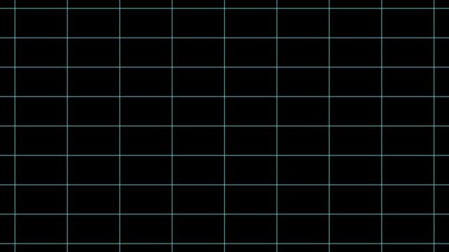 Digital grid pattern with glowing blue lines against a deep dark background, symbolizing organized data flow and technological infrastructure for future innovations