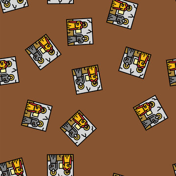fresco byzantine vector seamless pattern fresco byzantine sign illustration