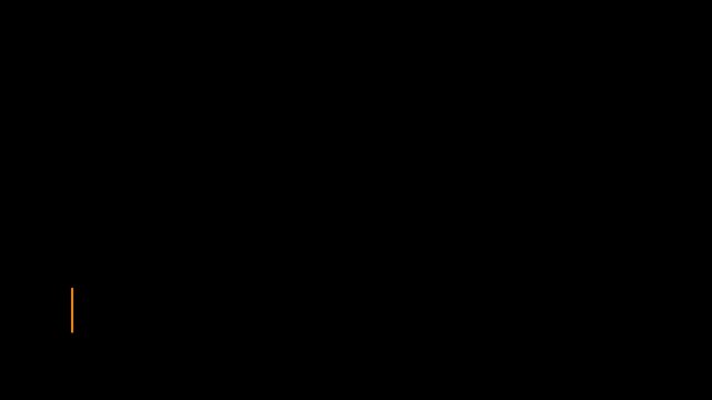 Orange Minimal Line Lower Third Blank Title Overlay Editable Animation Seamless Loop 4K