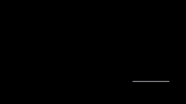 White Underline Reveal Lower Third Right Side Blank Title Overlay Editable Animation Seamless Loop 4K