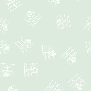 sweat skin production vector line seamless pattern sweat skin production sign illustration