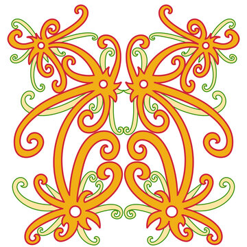 Dayaknese Ornament 