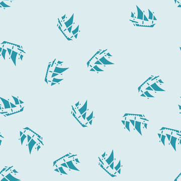 xebec ancient ship vector glyph seamless pattern xebec ancient ship sign illustration