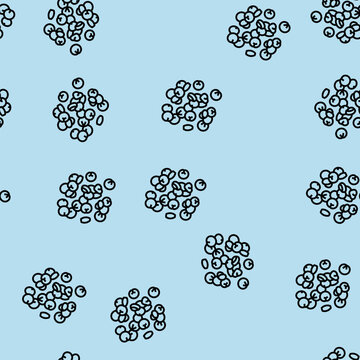 quinoa vegan food vector line seamless pattern quinoa vegan food sign illustration