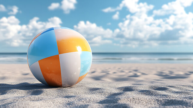 volleyball on the beach