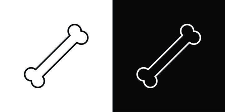 Bones icon elements for projects and designs