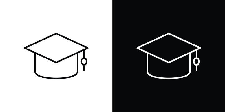 Degree icon elements for projects and designs