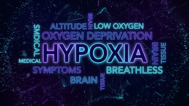 Medical Concept of Hypoxia with Related Terms.