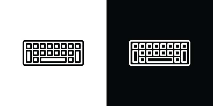 Keyboard icon elements for projects and designs