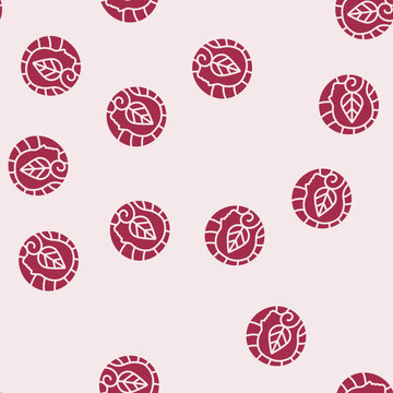 natural skincare ayurveda vector glyph seamless pattern natural skincare ayurveda sign illustration