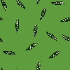 sansevieria leaf tropical vector seamless pattern sansevieria leaf tropical sign illustration © vectorwin
