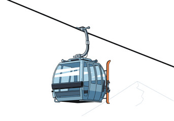 Scenic mountain gondola cable car travel through breathtaking alpine landscapes an unforgettable aerial journey experience © Nashiir