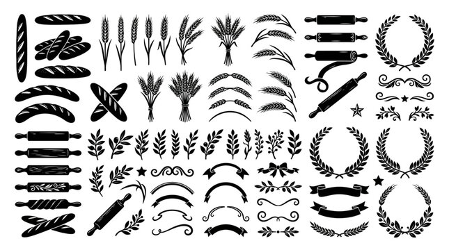 Collection of various tattoo designs.