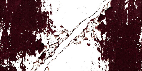 A striking abstract composition of deep crimson ink splatters and streaks against a stark white background, creating a dynamic and artistic visual. © GREENPIXEL Art