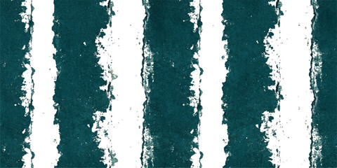Textured abstract pattern of vertical stripes in deep teal and distressed white, creating a visually striking and modern design. © GREENPIXEL Art