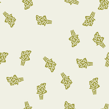 fishtail palm tree vector glyph seamless pattern fishtail palm tree sign illustration