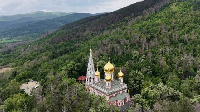 Church of the Nativity of Christ in Shipka Monastery, Bulgaria.