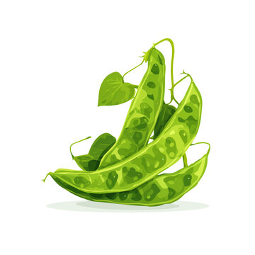 Minimalist 2D vector icon representation of a Giloy, displayed on a pure white background
