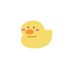 お風呂場にいるあひるの人形イラスト素材 © ITO
