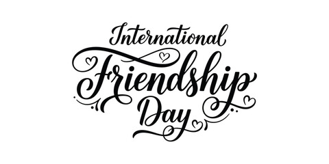 International friendship day greeting © Ruhina