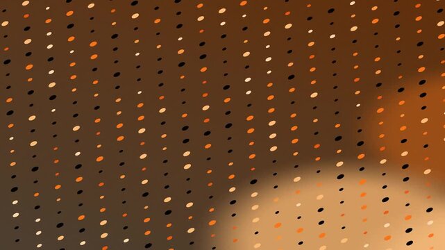 Perforated metal sheet with warm lighting and shadow gradient