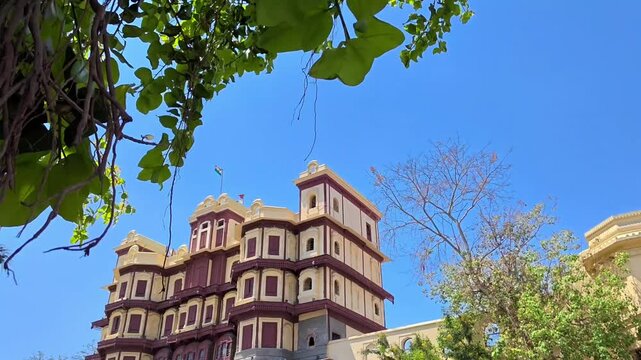 Rajwada Palace, Indore, Madhya Pradesh, India.