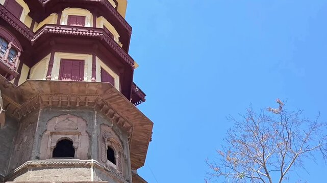 Rajwada Palace, Indore, Madhya Pradesh, India.