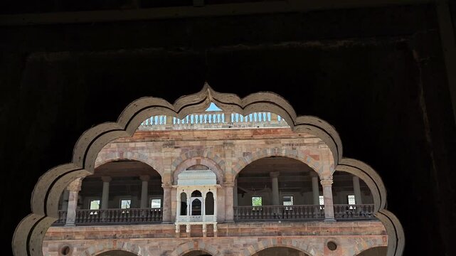 Rajwada Palace, Indore, Madhya Pradesh, India.