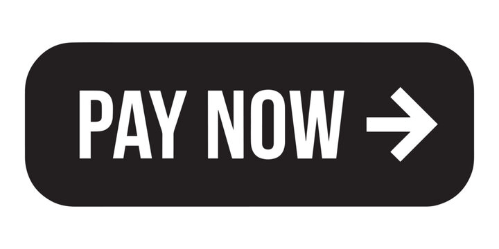 Pay now button with arrow icon