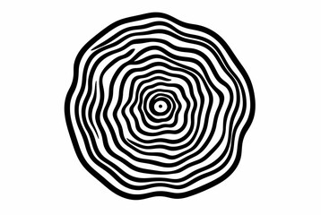 Fototapeta premium Abstract Concentric Ring Pattern.