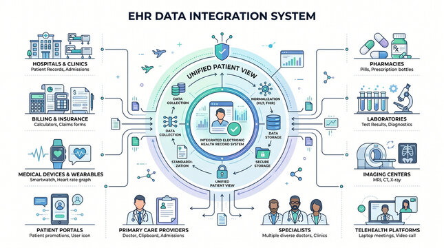 Electronic Health Record Integration System for Medical Data Management