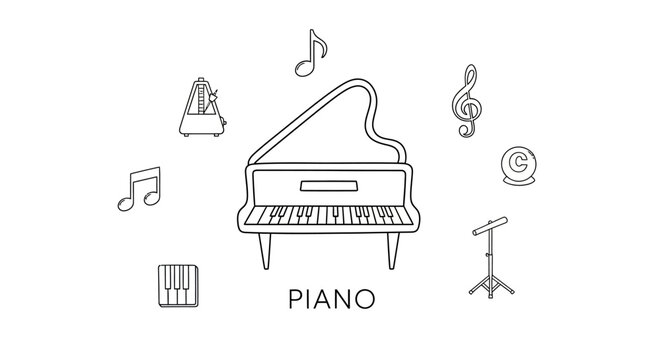Piano Instrument Music Keyboard.