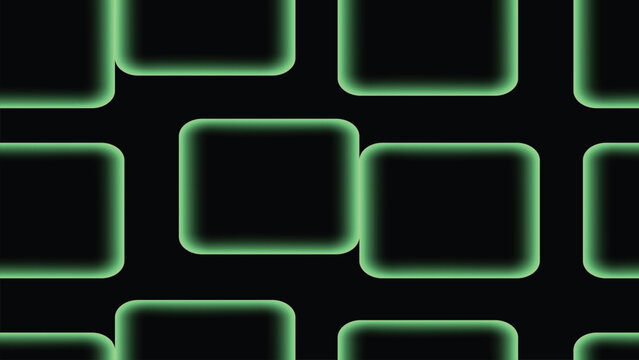 Seamless abstract green square matrix 4K dekstop wallpaper,