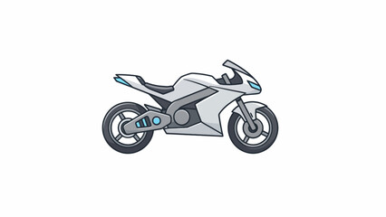 Obraz premium A sleek and modern electric motorcycle.