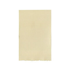 Fototapeta premium Yellow Receipt Paper with Torn Edge