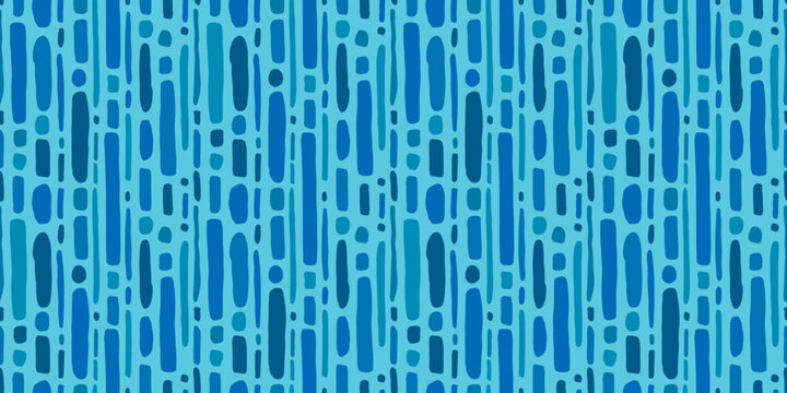 不規則な縦線と点の連続模様