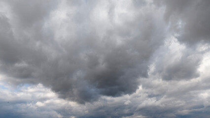 Fototapeta premium The unparalleled beauty of clouds in the sky, captured by a drone.