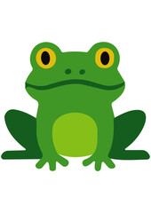 Fototapeta premium Vector Cartoon Frog