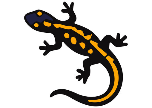 Vector Cartoon Gecko
