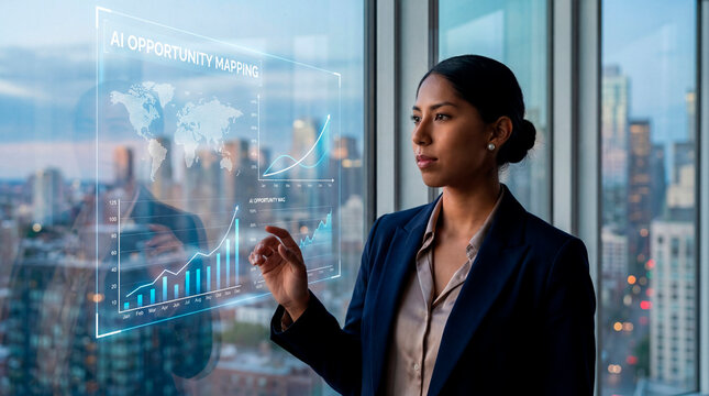 Strategy consultant mapping global AI growth opportunities