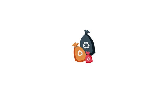 Recycle Waste Animation Icon