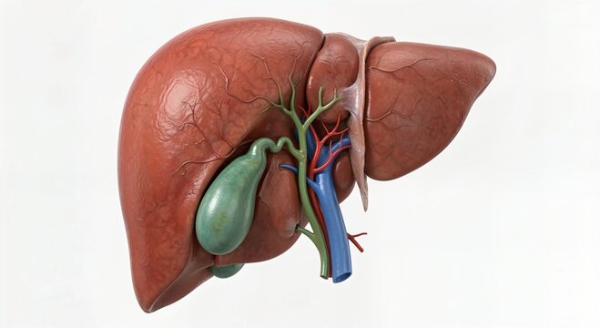  Gallbladder, Portal Vein, Hepatic Artery, Bile Ducts &mdash; Clinical Illustration for MASLD/MASH, Surgery & Radiology