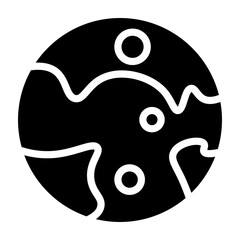 Mars Vector Glyph Icon Design © Ramla