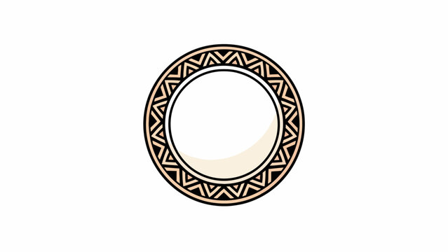 Geometric pattern design element.