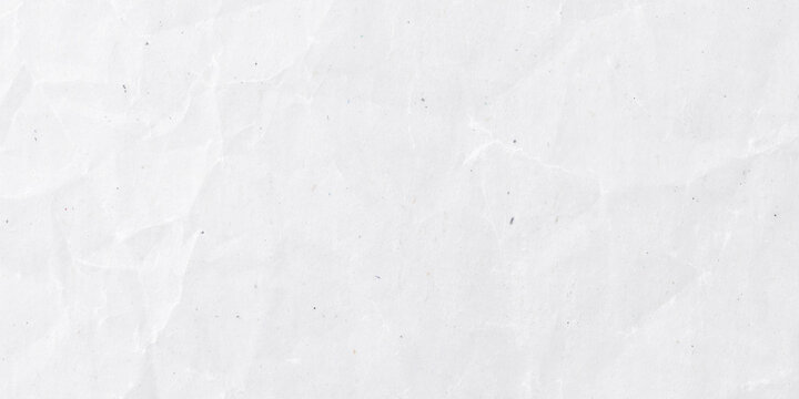 Crumpled paper texture background, off white tone