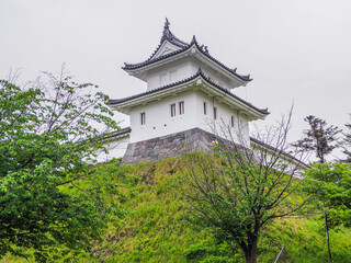 Naklejka premium 【栃木県】宇都宮城址公園の復元櫓