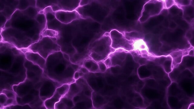 Abstract Glowing Purple Plasma Energy Field Motion Background