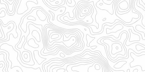 White abstract wave paper spiral area world topography map curved reliefs design. geographic contour map elevation mapping artwork with soft grey lines wallpaper background. © MOHART PARK