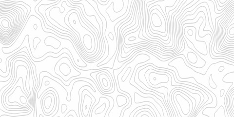 White abstract wave paper spiral area world topography map curved reliefs design. geographic contour map elevation mapping artwork with soft grey lines wallpaper background. © MOHART PARK